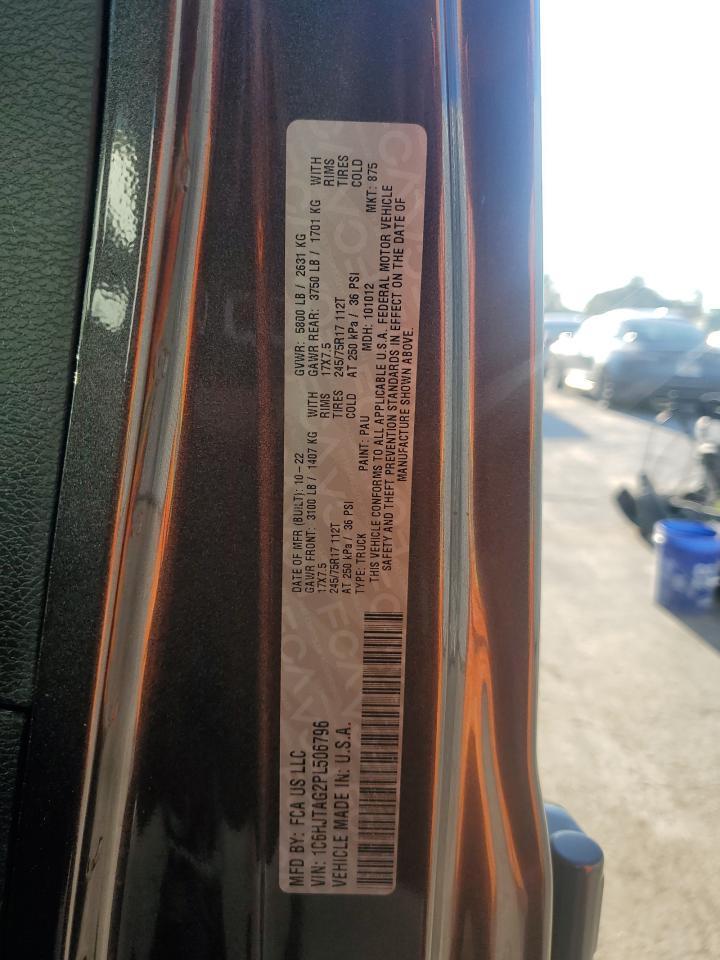 2023 JEEP GLADIATOR SPORT Copart, lot number: 50067074, vin: 1C6HJTAG2PL506796. Thumbnail 13