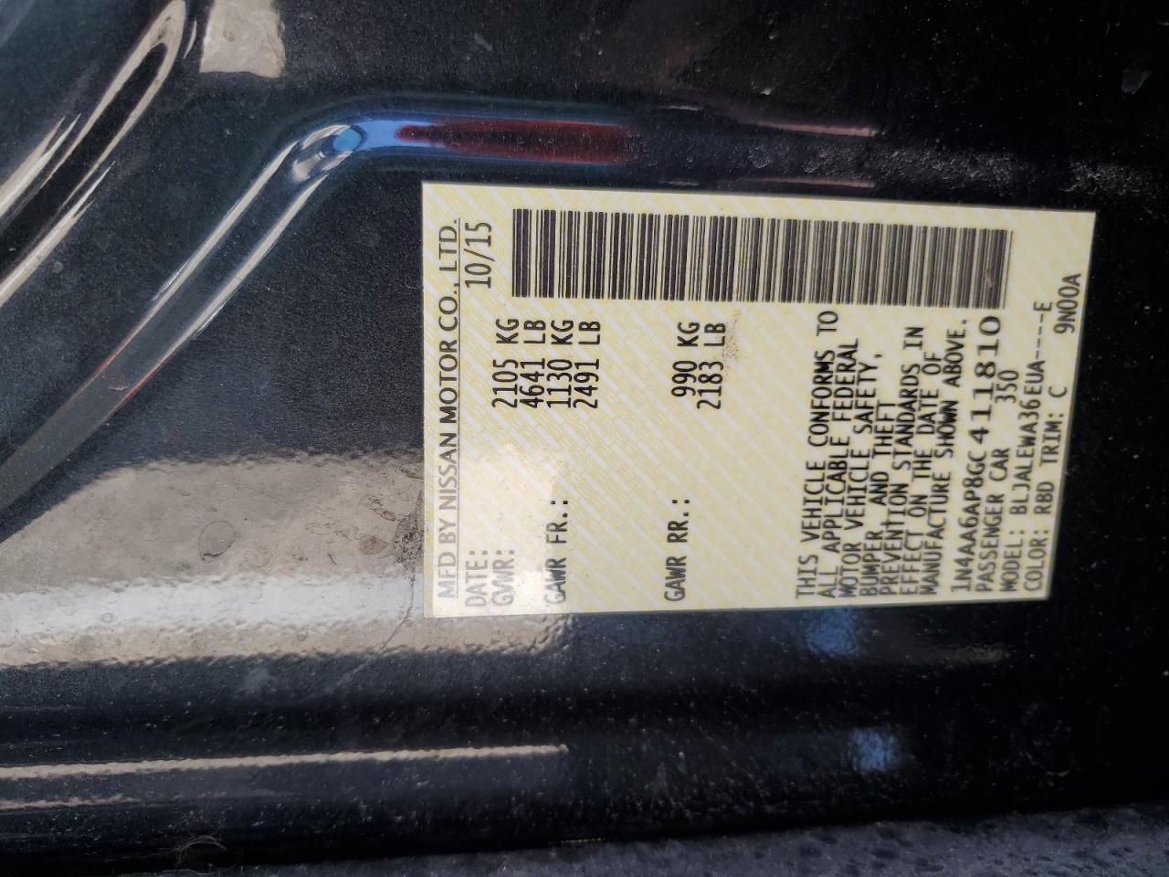 2012 HONDA CR-V EXL Copart, lot number: 49698334, vin: NULL. Thumbnail 12