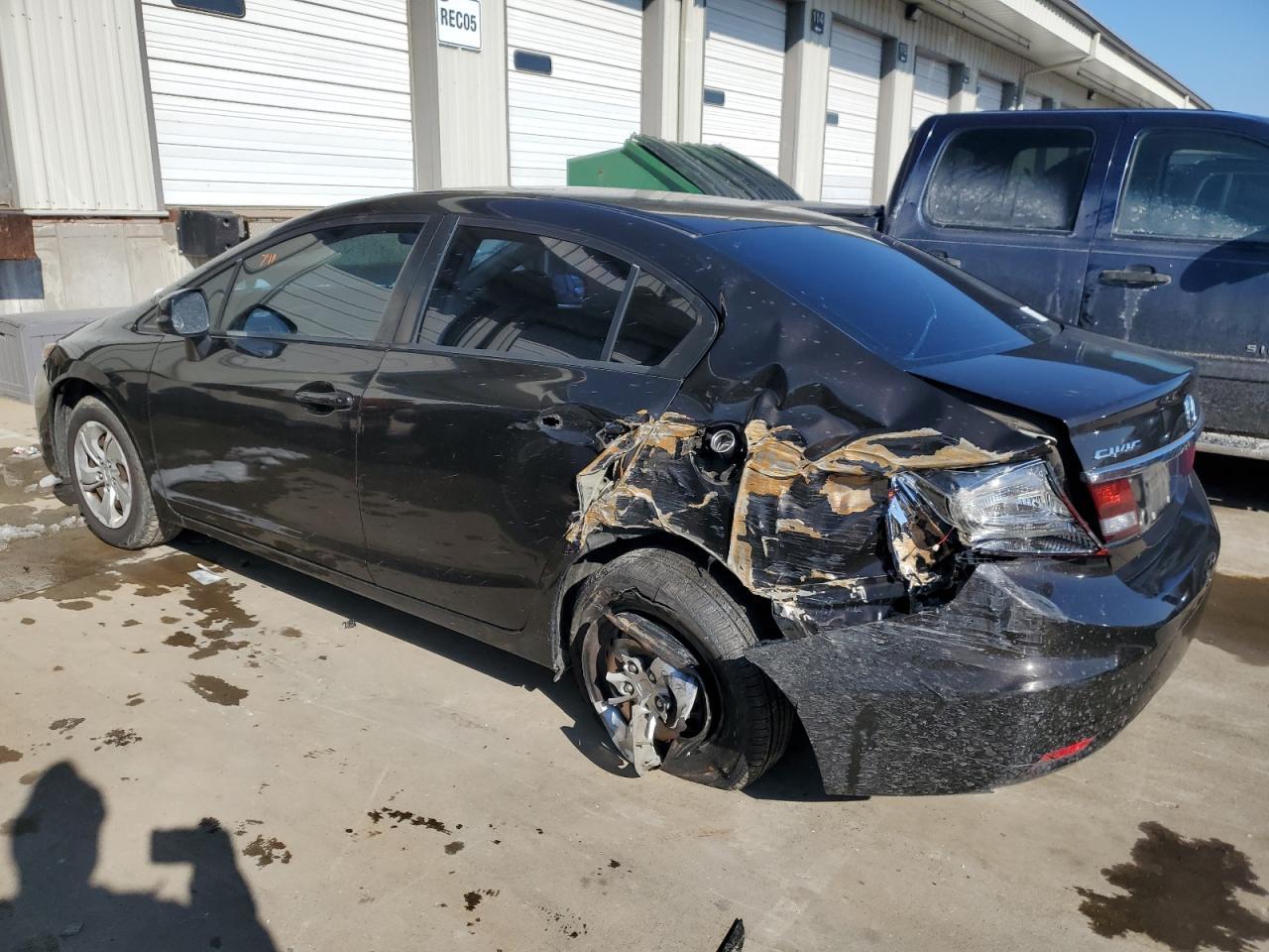 2013 Honda Civic Lx Copart, lot number: 89271255, vin: 2HGFB2F59DH555308. Thumbnail 2