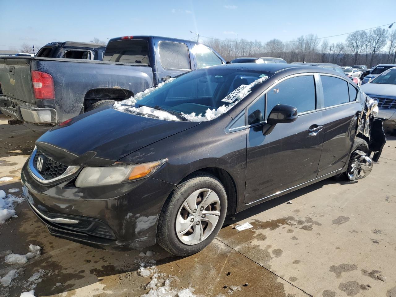 2013 Honda Civic Lx Copart, lot number: 89271255, vin: 2HGFB2F59DH555308. Thumbnail 1