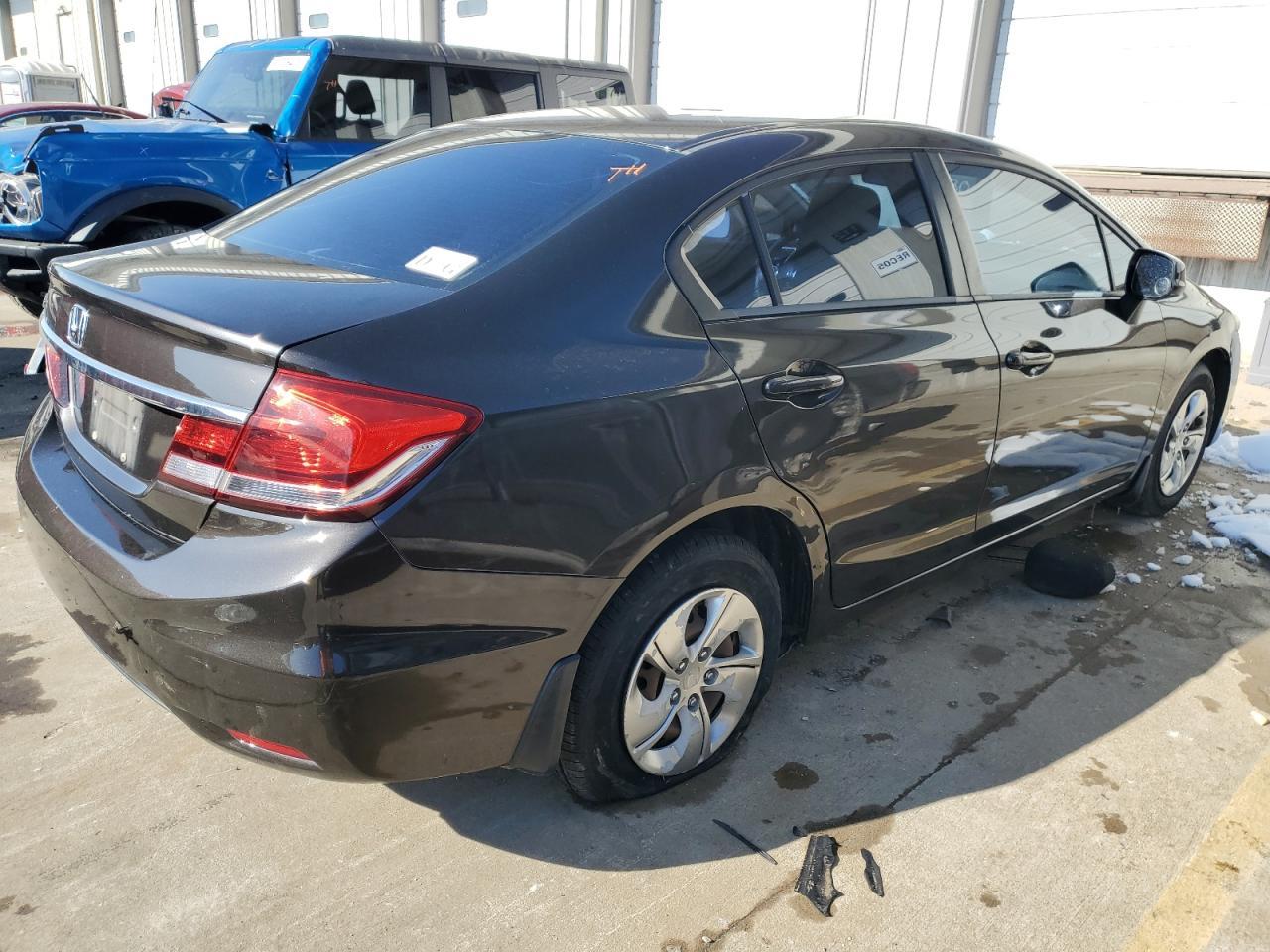 2013 Honda Civic Lx Copart, lot number: 89271255, vin: 2HGFB2F59DH555308. Thumbnail 3