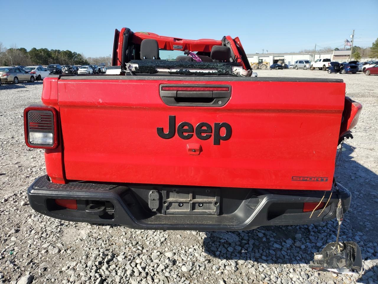 2020 Jeep Gladiator Sport Copart, lot number: 48584645, vin: 1C6HJTAG4LL143833. Thumbnail 6
