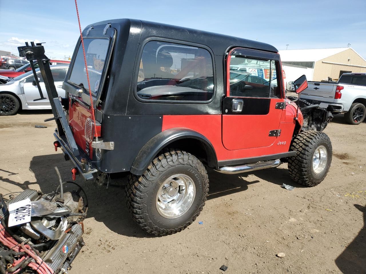 1984 Jeep Jeep Cj7 Copart, lot number: 49126275, vin: 1JCCE87E8ET133575. Thumbnail 3