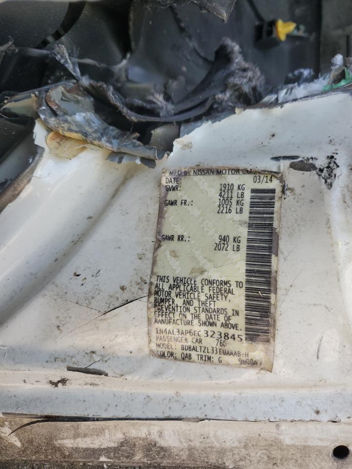 2014 Nissan Altima 2.5 Copart, lot number: 56510345, vin: 1N4AL3AP6EC323845. Thumbnail 12