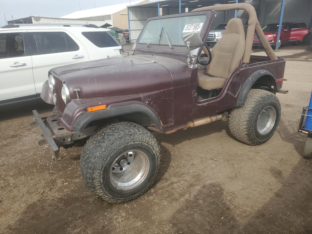 1978 Jeep Cj5 Copart, lot number: 51271905, vin: J8F83EH126023. Thumbnail 1