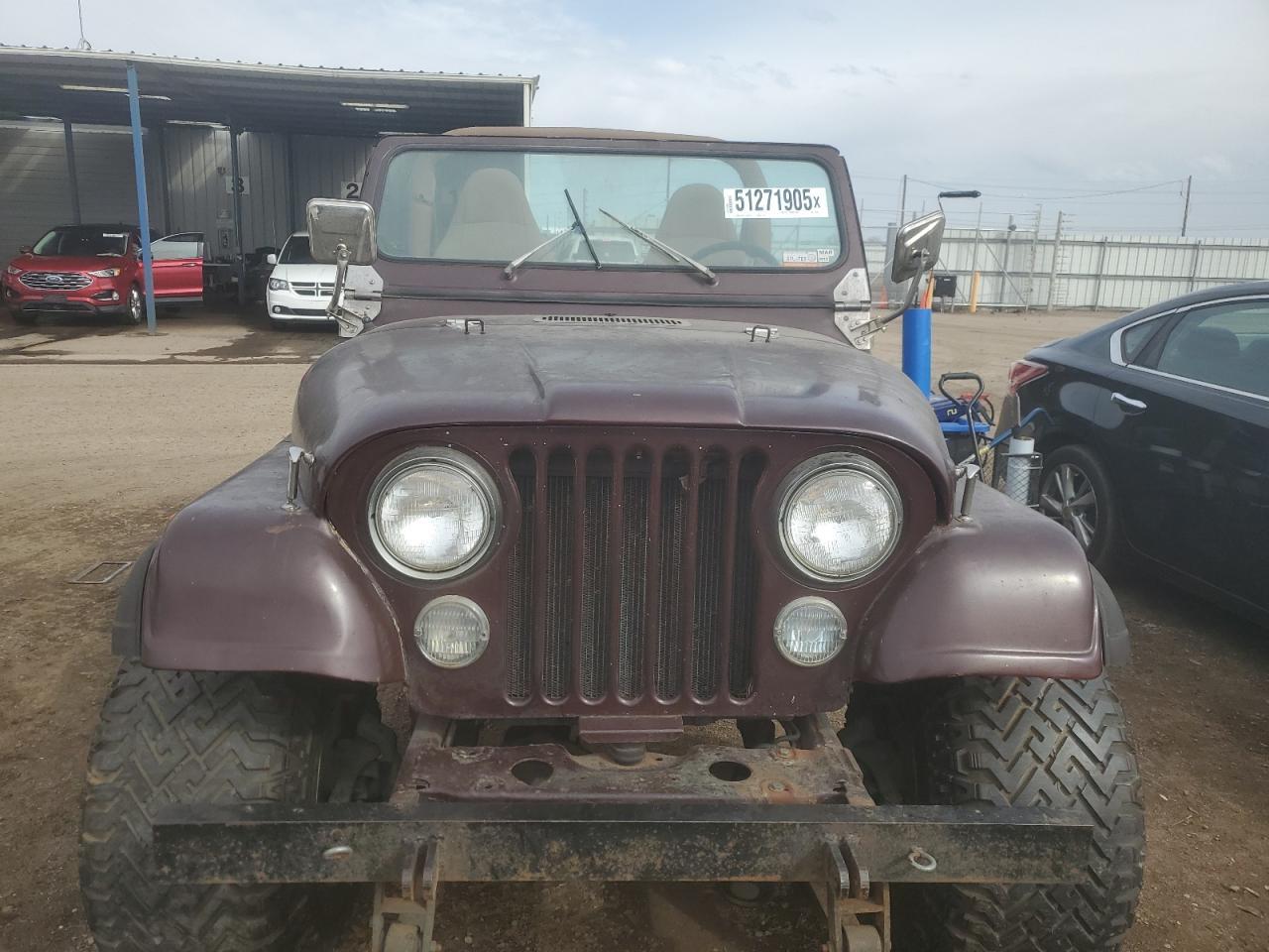 1978 Jeep Cj5 Copart, lot number: 51271905, vin: J8F83EH126023. Thumbnail 5