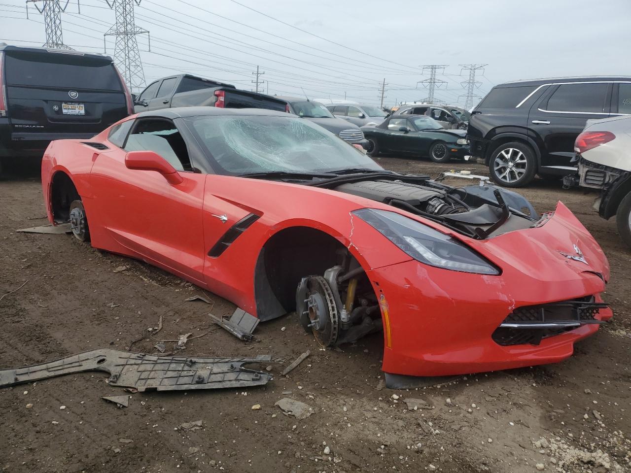 2019 Chevrolet Corvette Stingray 1Lt Copart, lot number: 49136765, vin: 1G1YB2D76K5105544. Thumbnail 4