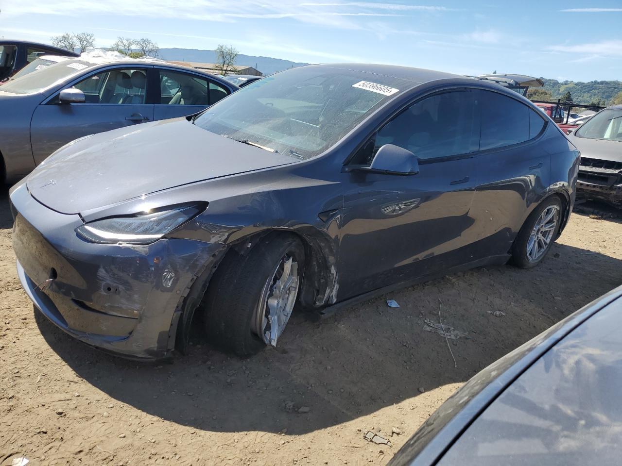 2022 Tesla Model Y Copart, lot number: 50396605, vin: 7SAYGDEE2NF402320. Thumbnail 1