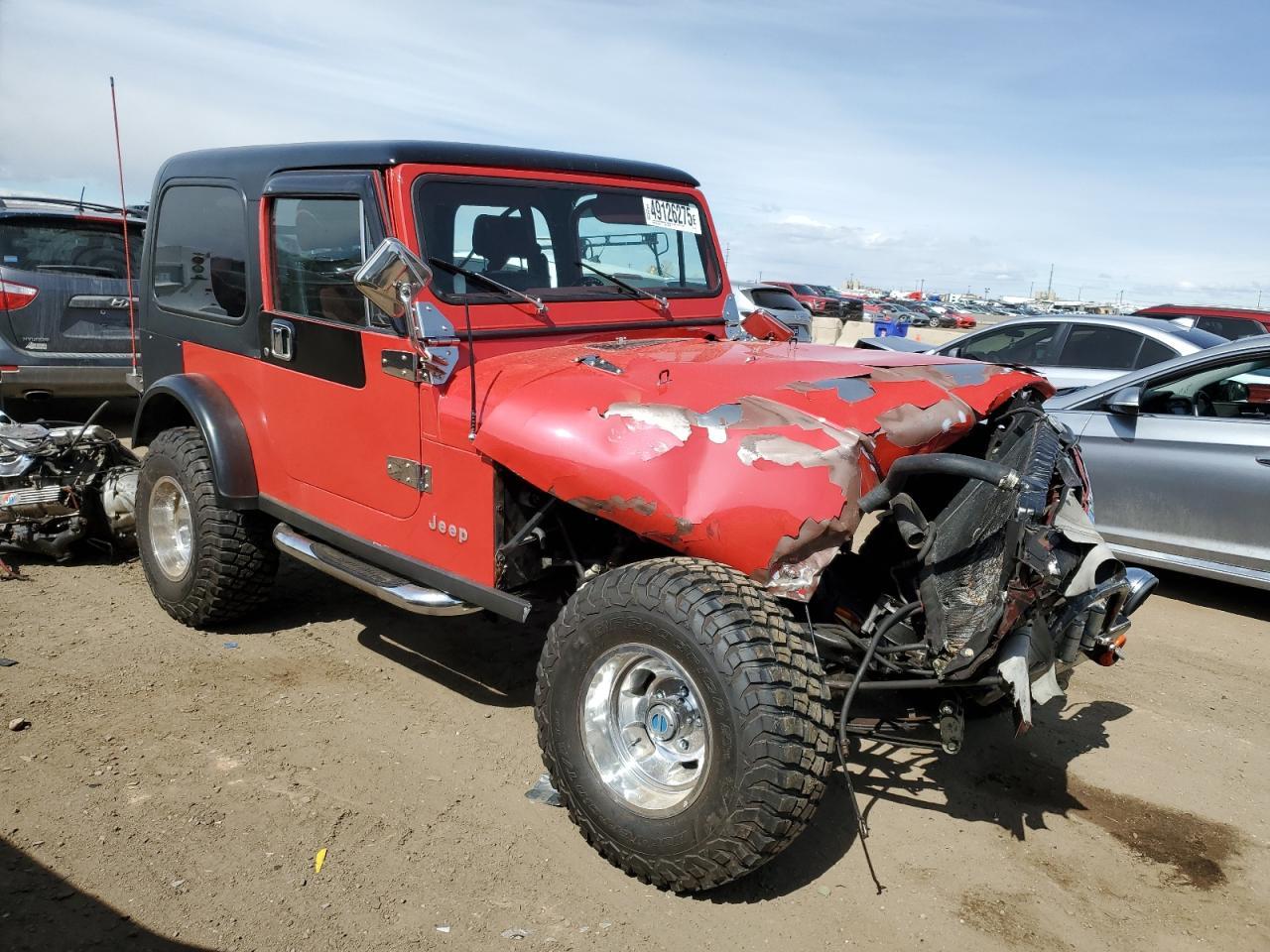 1984 Jeep Jeep Cj7 Copart, lot number: 49126275, vin: 1JCCE87E8ET133575. Thumbnail 4