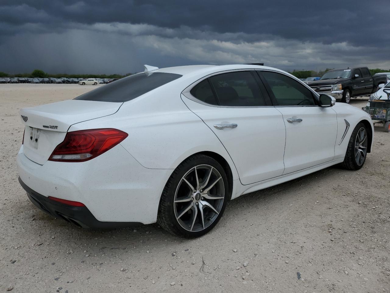 2021 Genesis G70 Prestige Copart, lot number: 50803555, vin: KMTG44LA2MU066726. Thumbnail 3