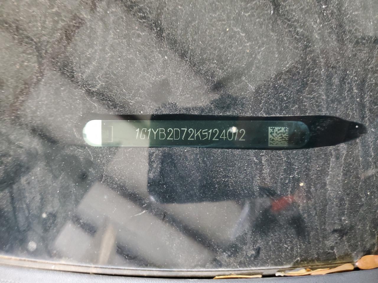 2019 Chevrolet Corvette Stingray 1Lt Copart, lot number: 49513995, vin: 1G1YB2D72K5124012. Thumbnail 12