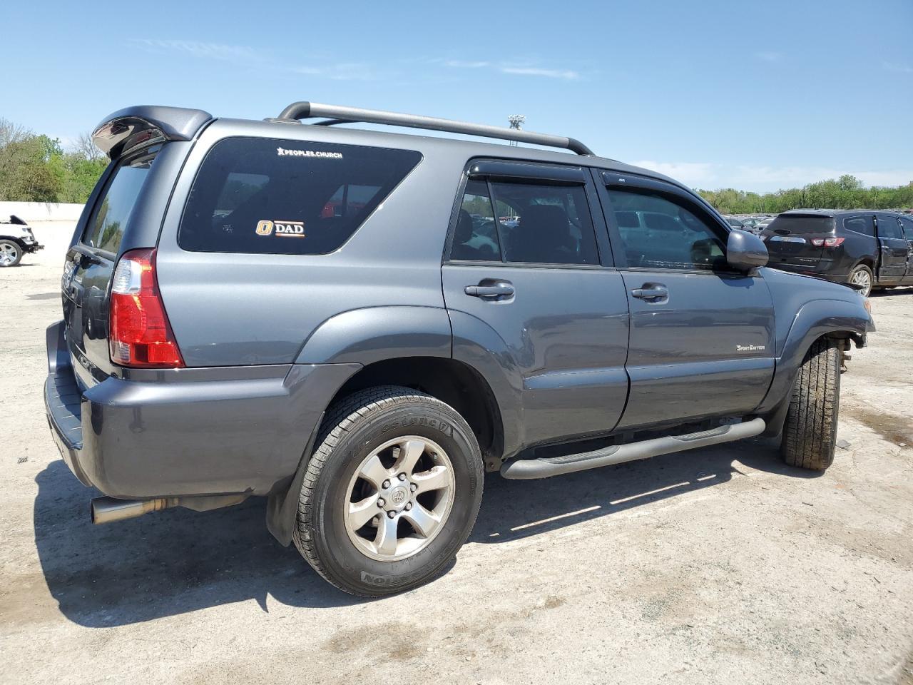 2007 Toyota 4Runner Sr5 Copart, lot number: 52796245, vin: JTEZU14R770086245. Thumbnail 3