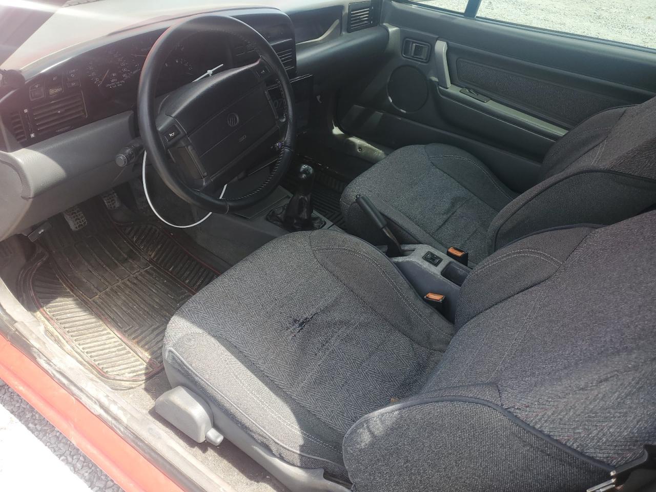 1991 Mercury Capri Xr2 Copart, lot number: 53670735, vin: 6MPCT0364M8605756. Thumbnail 8