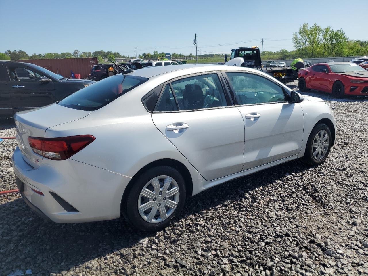 2021 Kia Rio Lx Copart, lot number: 52625015, vin: 3KPA24AD9ME418190. Thumbnail 3