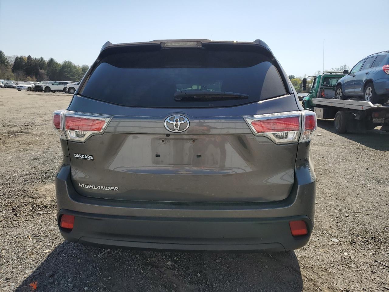 2016 Toyota Highlander Le Copart, lot number: 53696255, vin: 5TDZKRFH0GS177058. Thumbnail 6