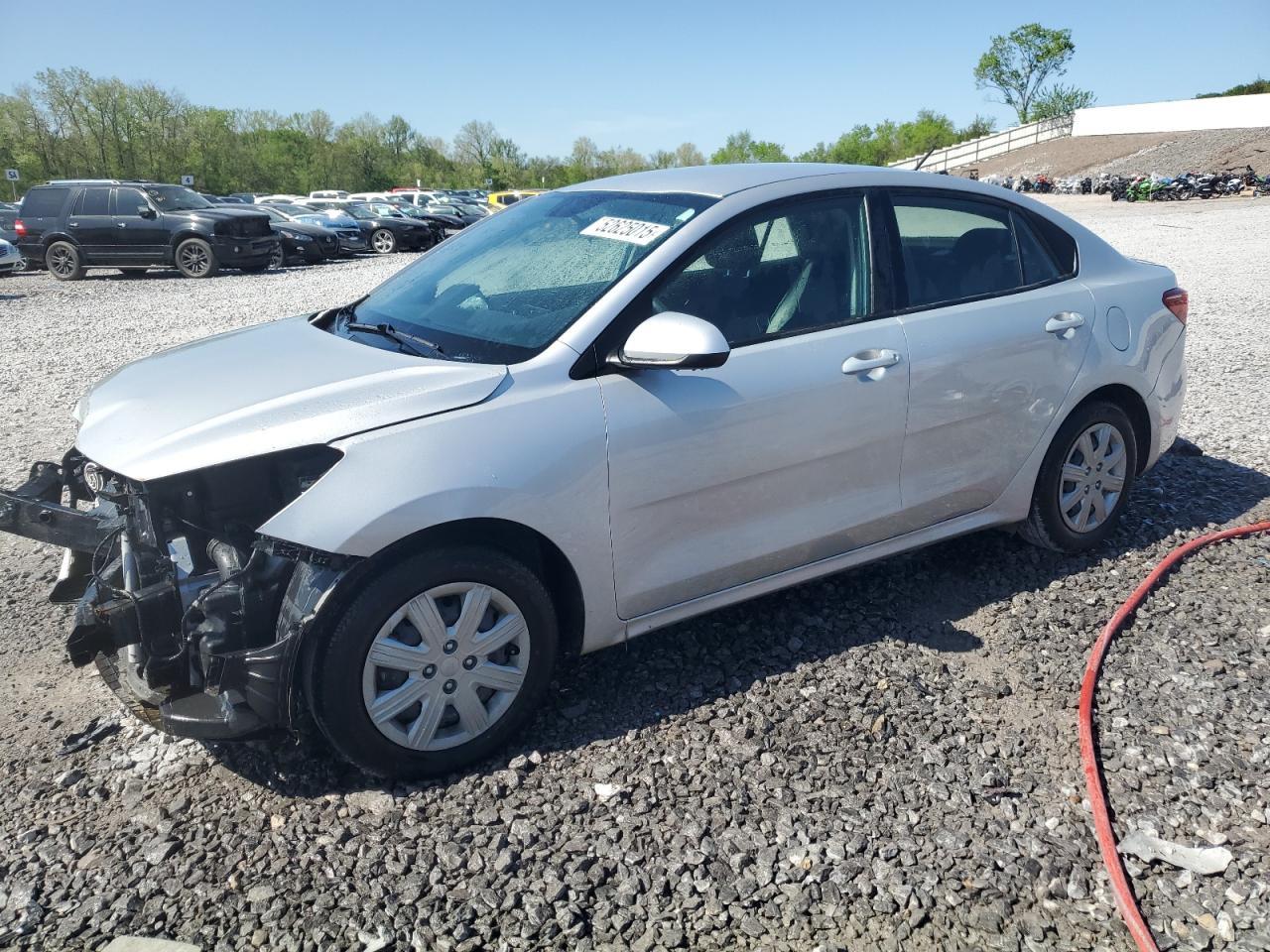 2021 Kia Rio Lx Copart, lot number: 52625015, vin: 3KPA24AD9ME418190. Thumbnail 1