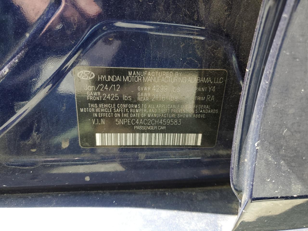 2009 Hyundai Santa Fe Gls Copart, lot number: 54125105, vin: NULL. Thumbnail 12