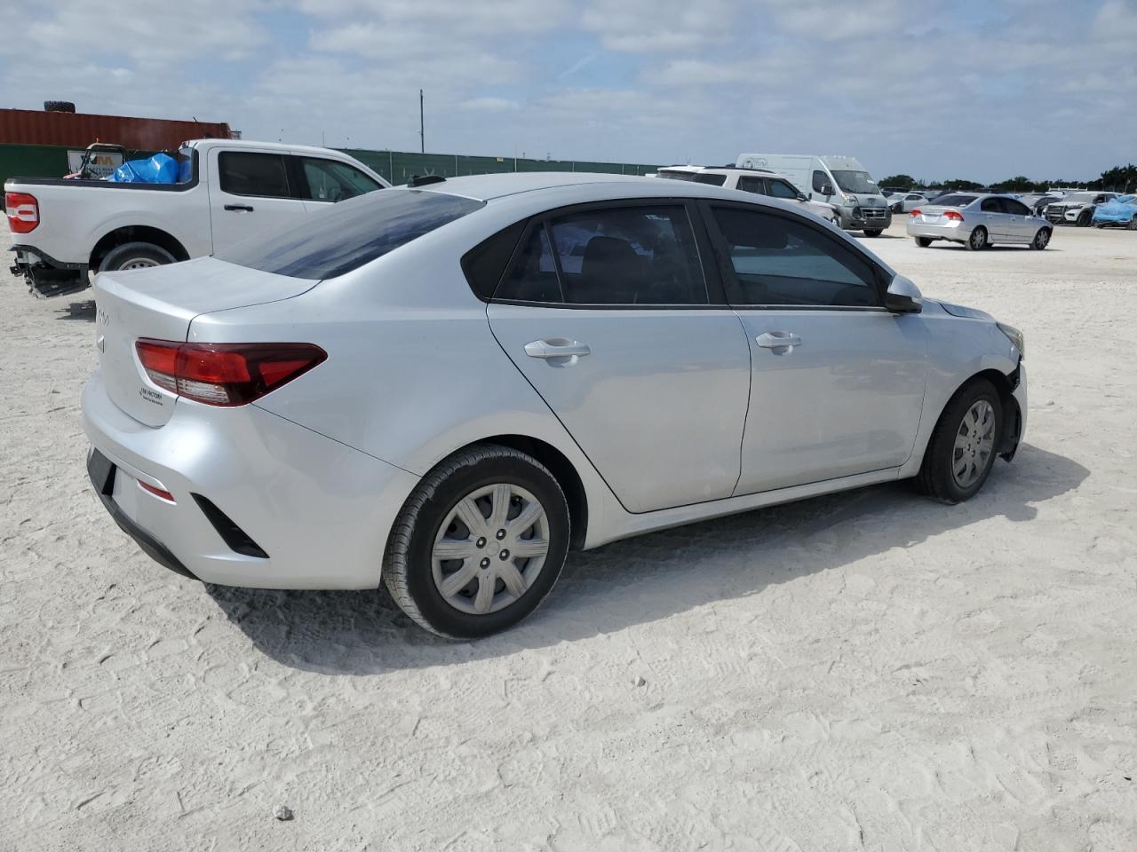 2022 Kia Rio Lx Copart, lot number: 53783955, vin: 3KPA24AD4NE500815. Thumbnail 3