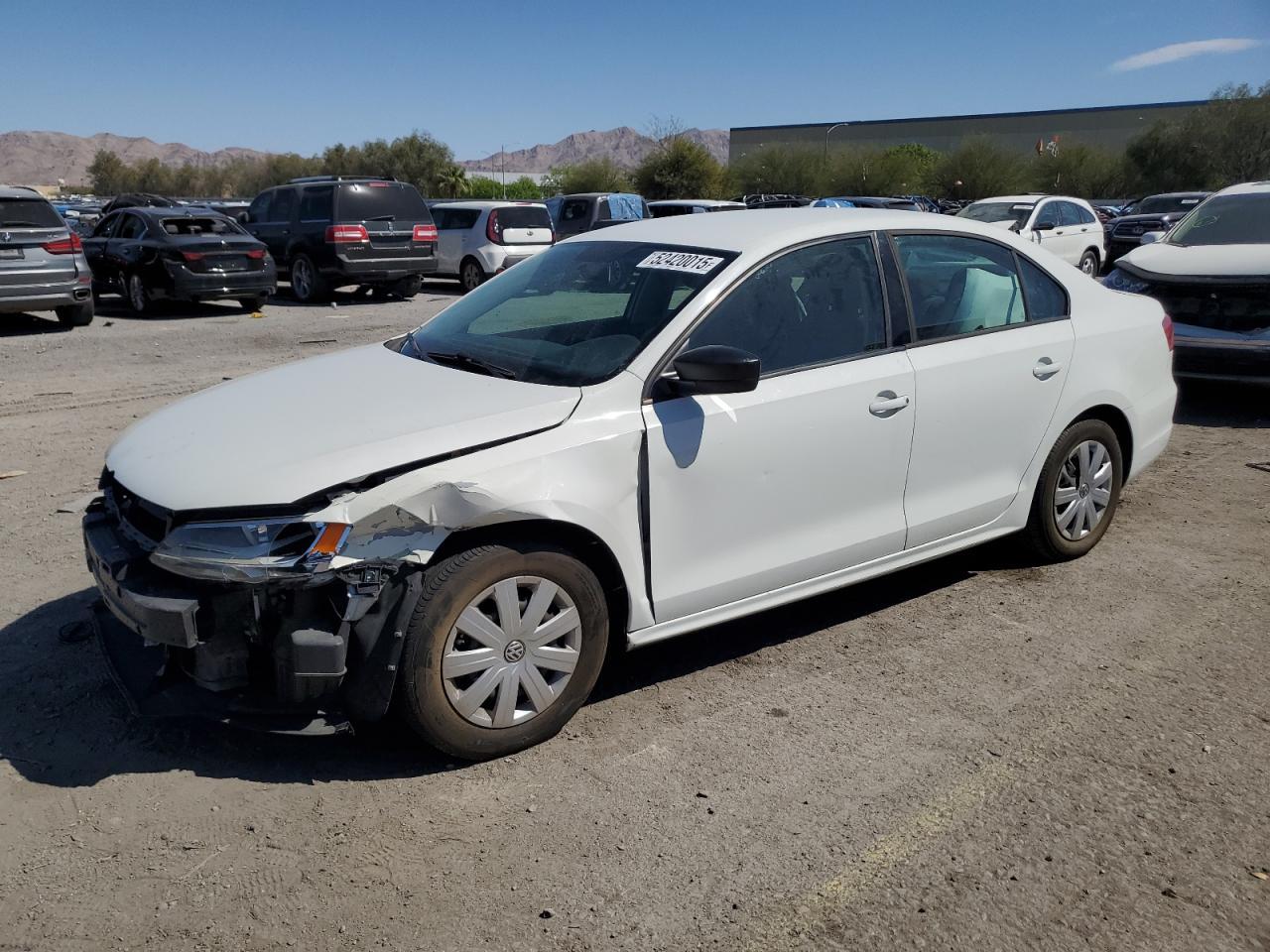 2014 Volkswagen Jetta Base Copart, lot number: 52420015, vin: 3VW2K7AJ9EM407576. Thumbnail 1