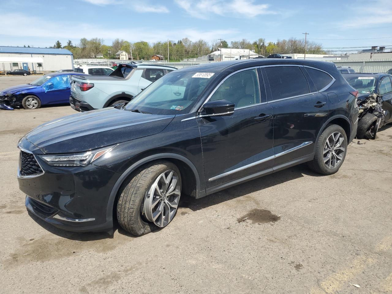 2022 Acura Mdx Technology Copart, lot number: 55411635, vin: 5J8YE1H45NL007356. Thumbnail 1
