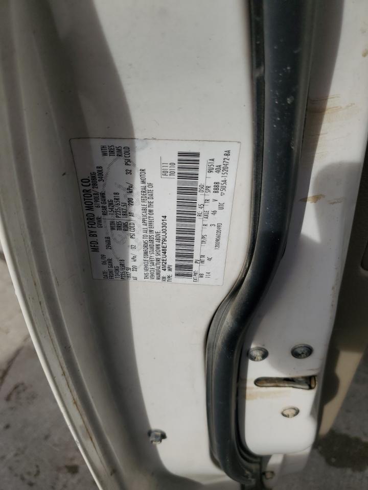 2009 Mercury Mountaineer Premier Copart, lot number: 54205355, vin: 4M2EU48E79UJ03014. Thumbnail 13