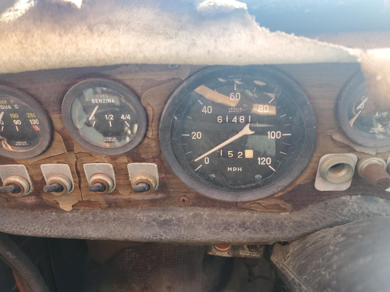 1971 Fiat Spyder Copart, lot number: 52965055, vin: 100GBS10091199. Thumbnail 9