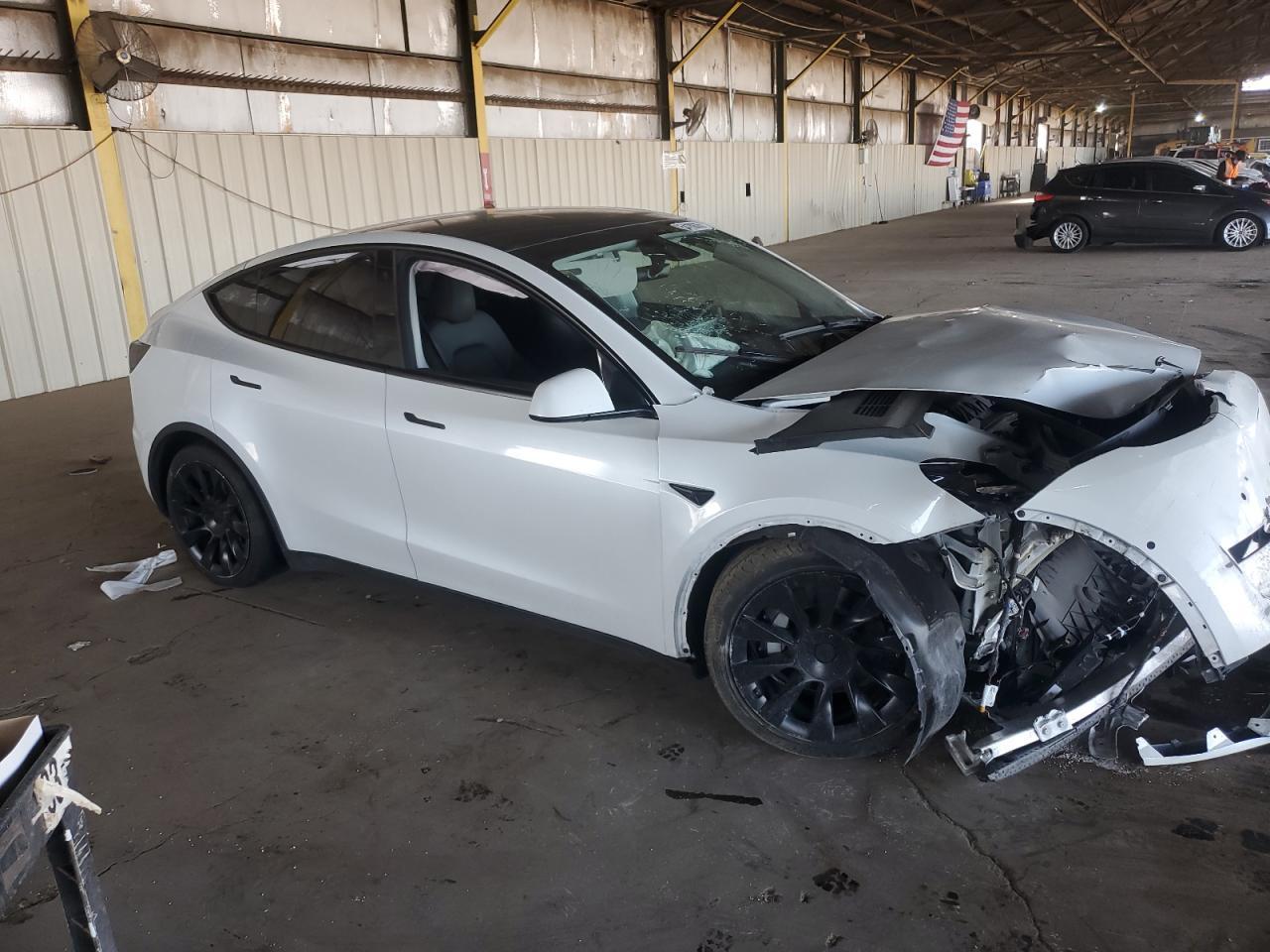 2022 Tesla Model Y Copart, lot number: 54189365, vin: 7SAYGDEE6NA018764. Thumbnail 4