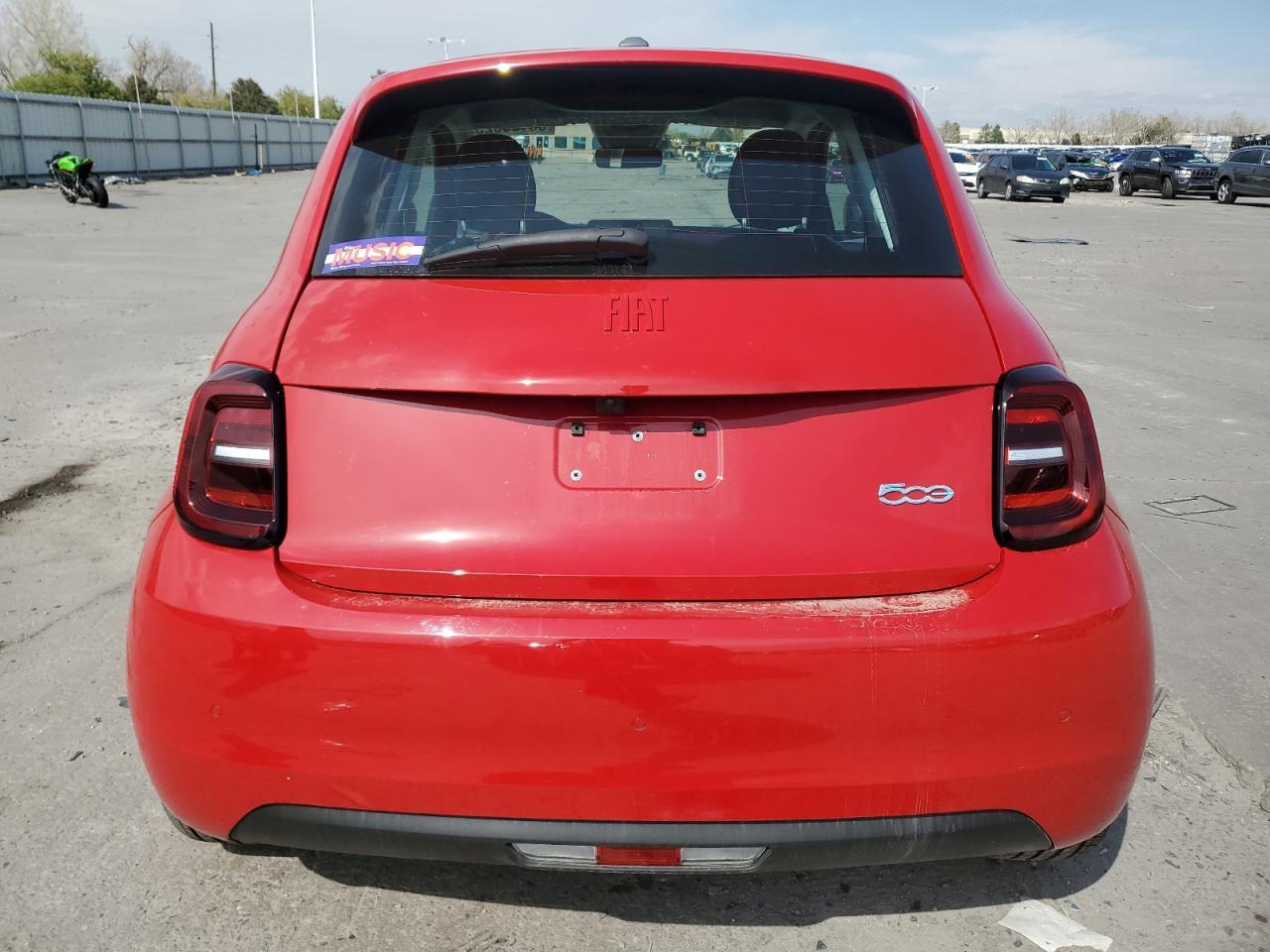 2024 Fiat 500 E Red Copart, lot number: 53130925, vin: ZFAFFAA43RX204609. Thumbnail 6