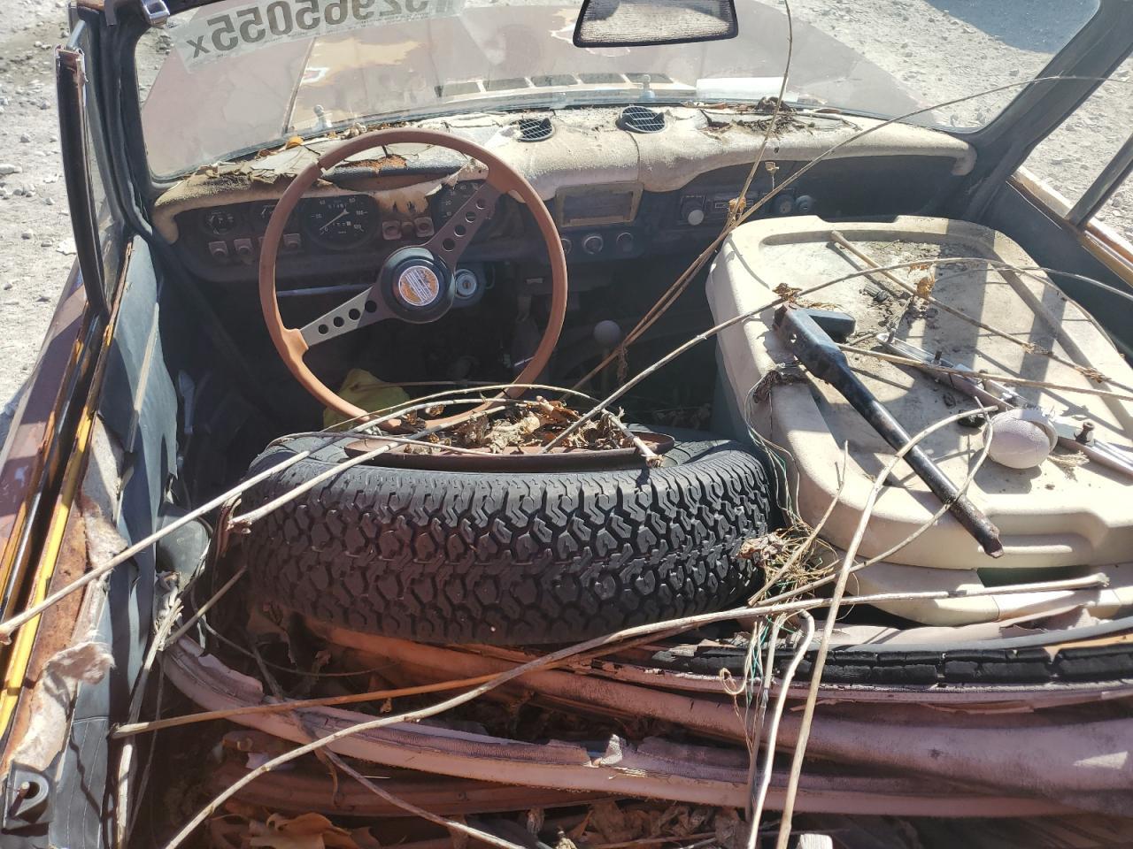 1971 Fiat Spyder Copart, lot number: 52965055, vin: 100GBS10091199. Thumbnail 8