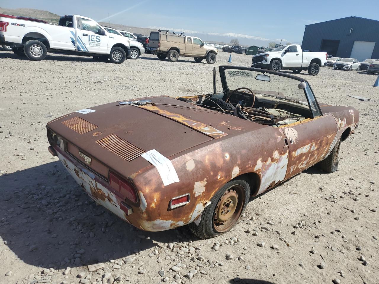 1971 Fiat Spyder Copart, lot number: 52965055, vin: 100GBS10091199. Thumbnail 3