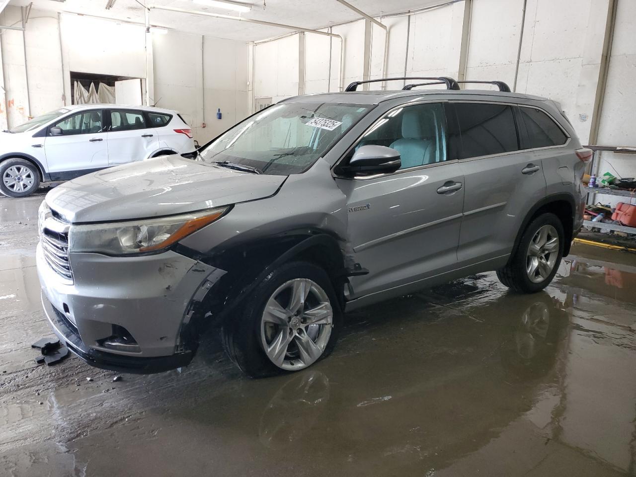2015 Toyota Highlander Hybrid Limited Copart, lot number: 54375325, vin: 5TDDCRFH1FS011914. Thumbnail 1