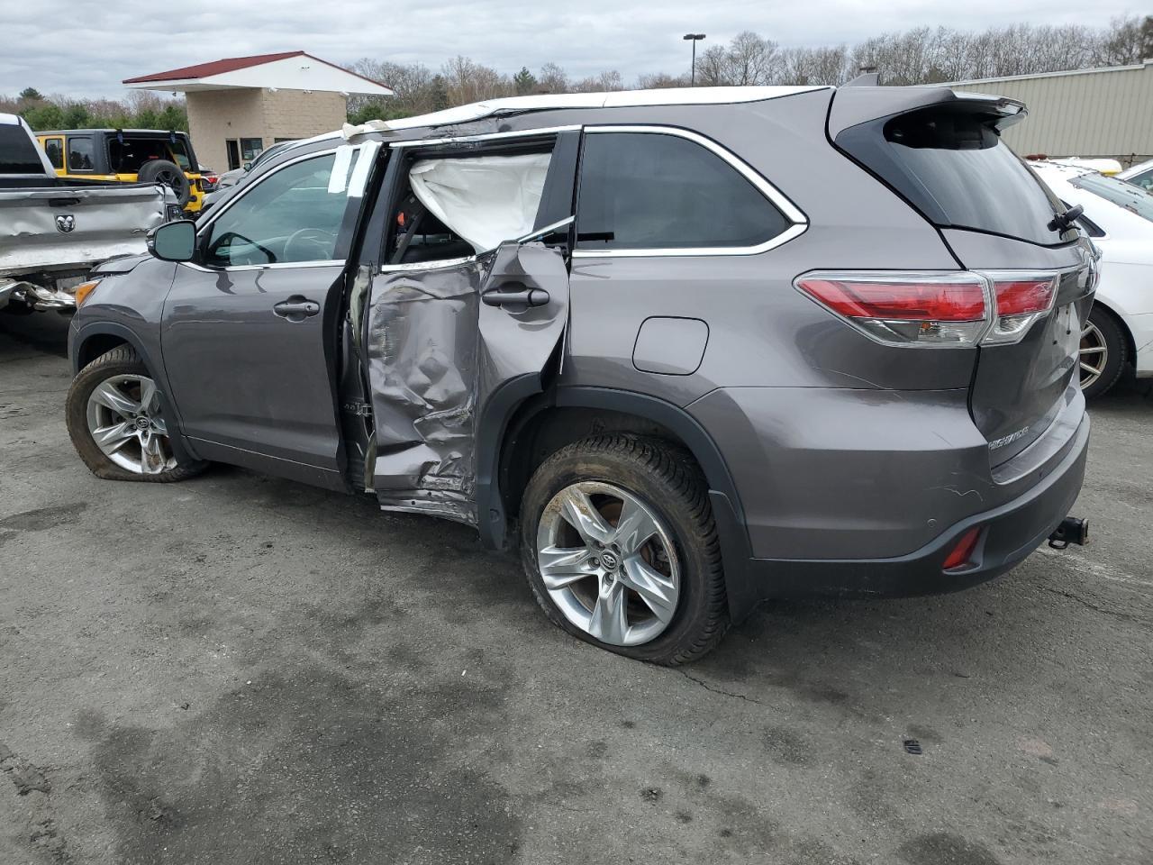 2016 Toyota Highlander Limited Copart, lot number: 52947855, vin: 5TDDKRFH9GS355513. Thumbnail 2