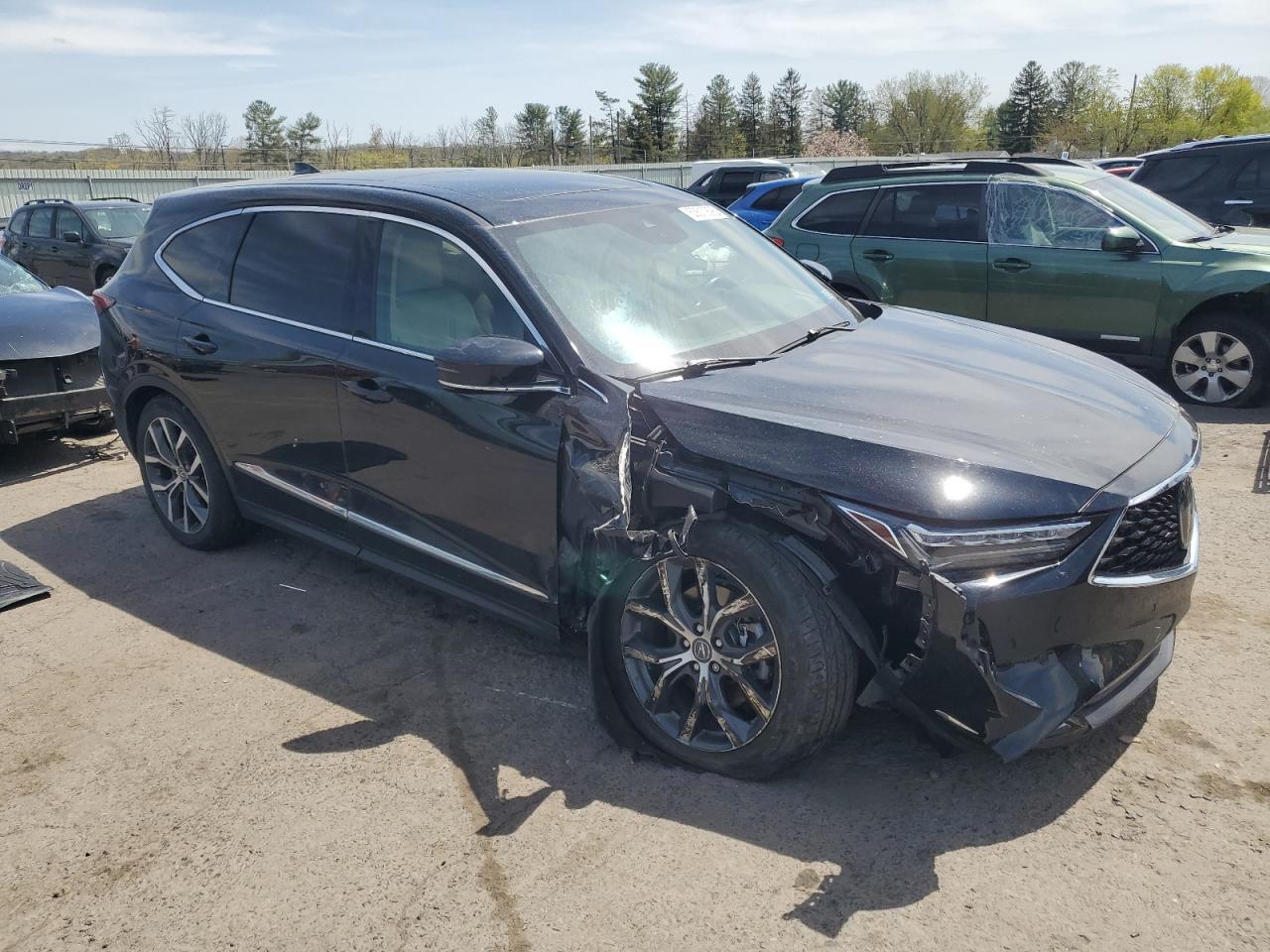 2022 Acura Mdx Technology Copart, lot number: 55411635, vin: 5J8YE1H45NL007356. Thumbnail 4