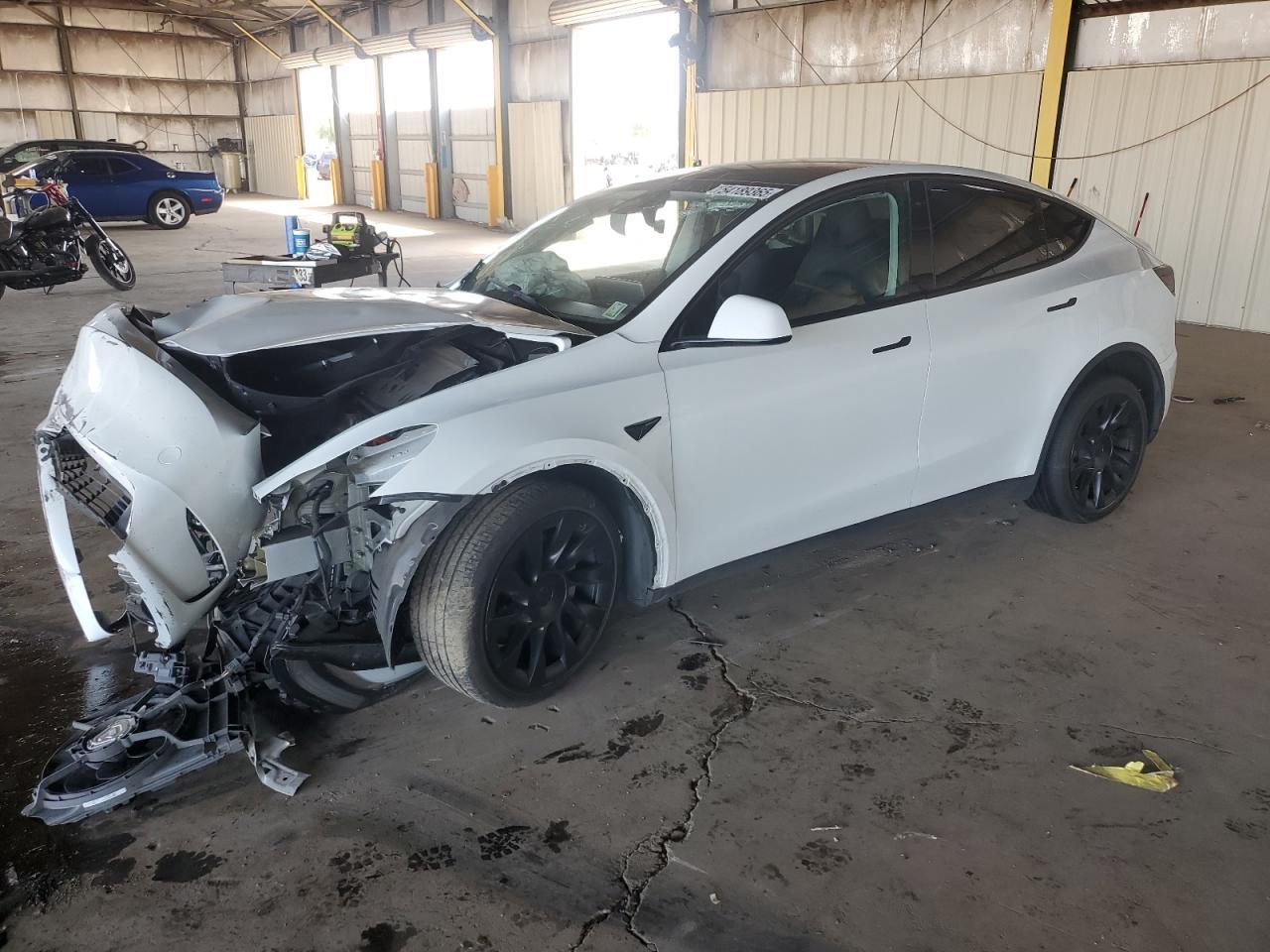 2022 Tesla Model Y Copart, lot number: 54189365, vin: 7SAYGDEE6NA018764. Thumbnail 1