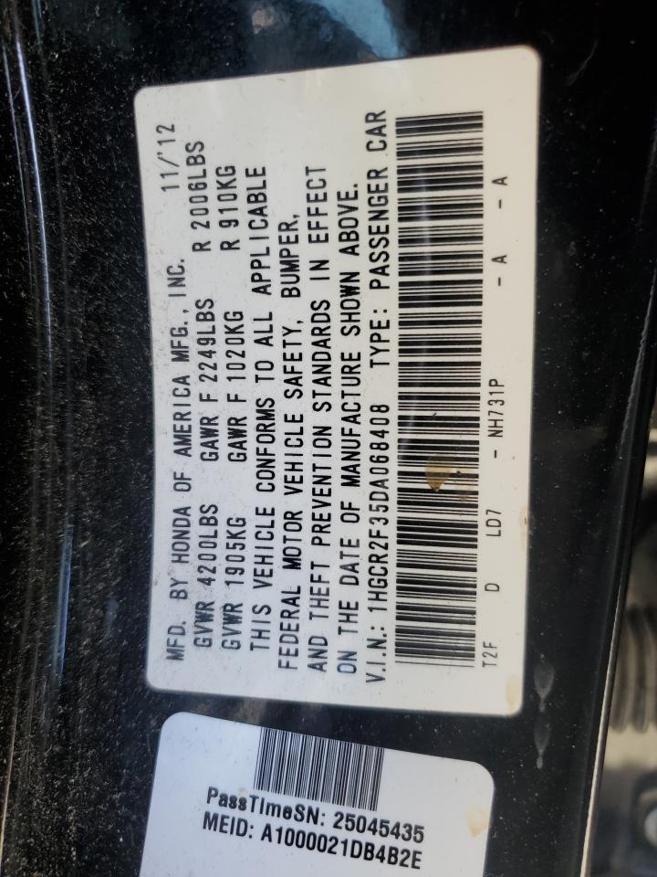 2013 Honda Accord Lx Copart, lot number: 52432995, vin: 1HGCR2F35DA068408. Thumbnail 12