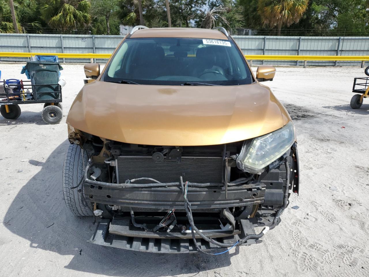 2014 Nissan Rogue S Copart, lot number: 53618135, vin: 5N1AT2MV0EC770259. Thumbnail 5