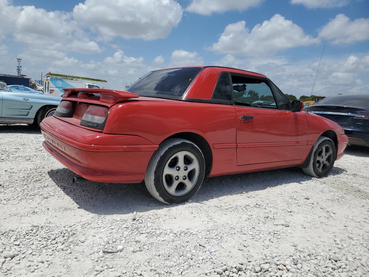 1994 Mercury Capri Copart, lot number: 55143905, vin: 6MPLT01Z2R8600768. Thumbnail 3