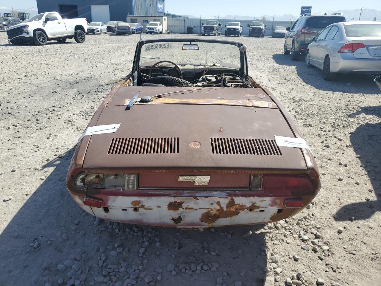 1971 Fiat Spyder Copart, lot number: 52965055, vin: 100GBS10091199. Thumbnail 6