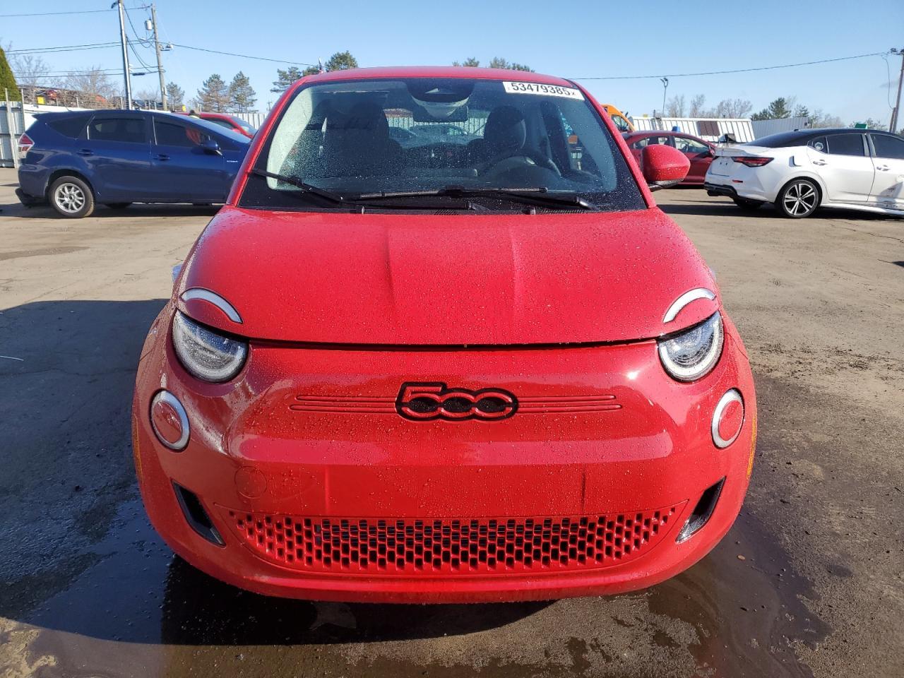 2024 Fiat 500 E Red Copart, lot number: 53479385, vin: ZFAFFAA49RX207188. Thumbnail 5
