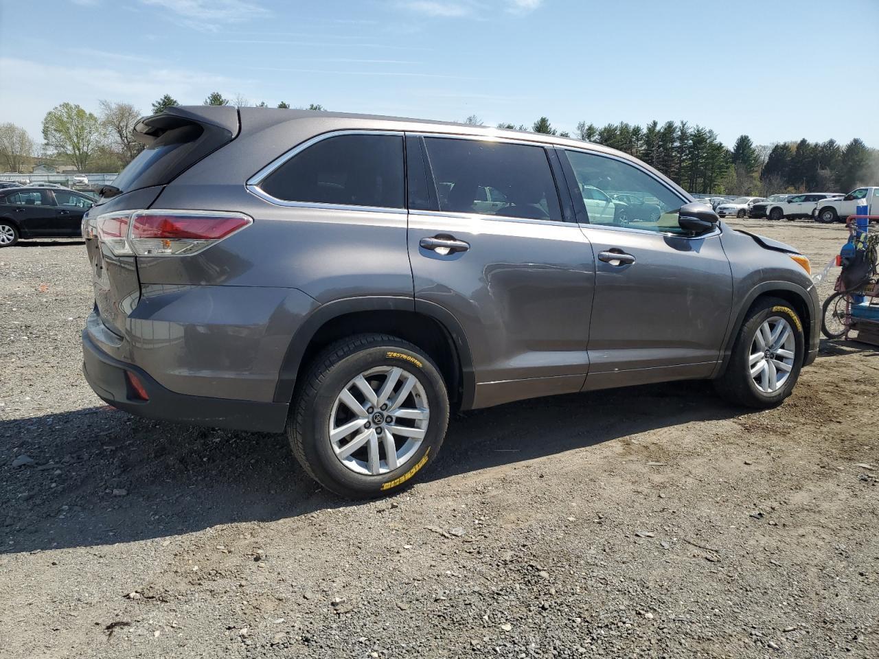 2016 Toyota Highlander Le Copart, lot number: 53696255, vin: 5TDZKRFH0GS177058. Thumbnail 3