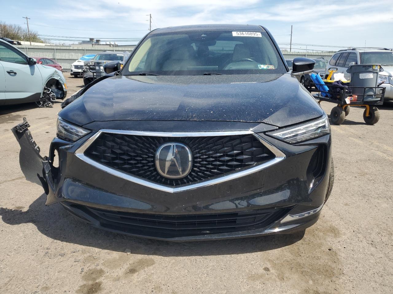 2022 Acura Mdx Technology Copart, lot number: 55411635, vin: 5J8YE1H45NL007356. Thumbnail 5