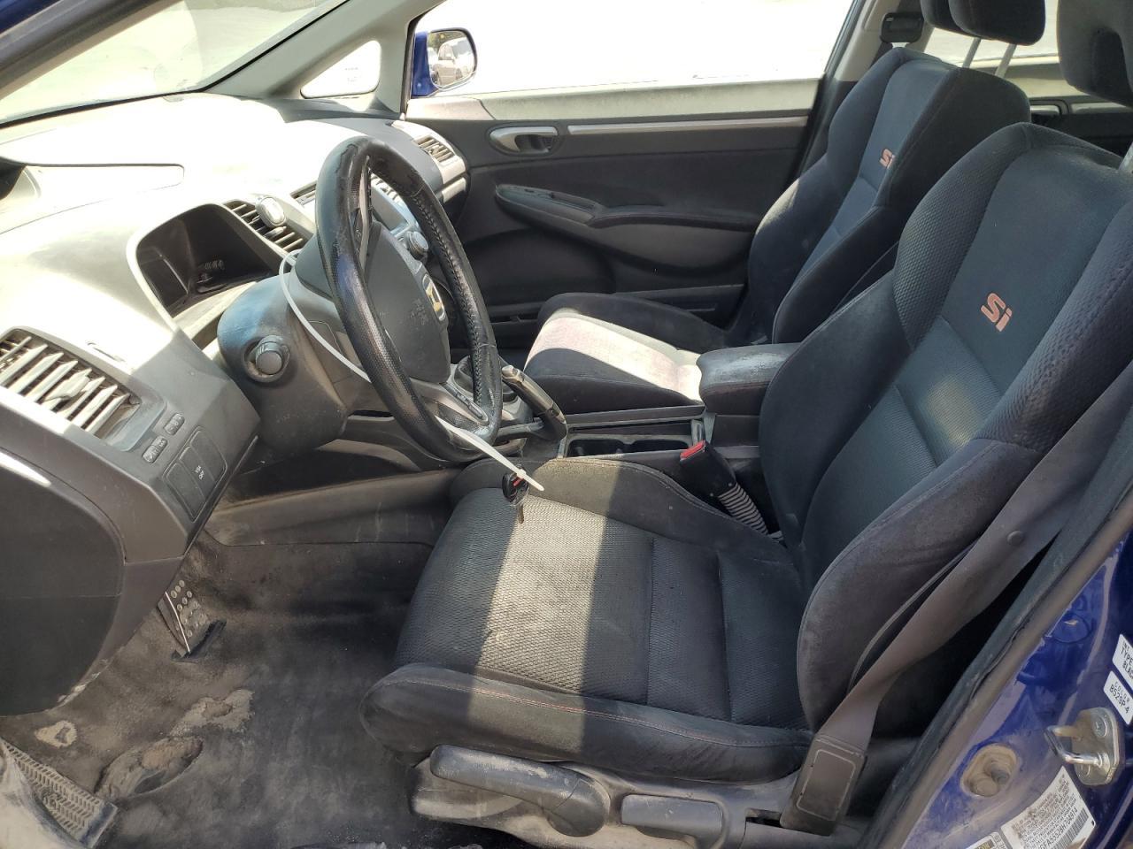 2008 Honda Civic Si Copart, lot number: 52956615, vin: 2HGFA55528H704914. Thumbnail 7