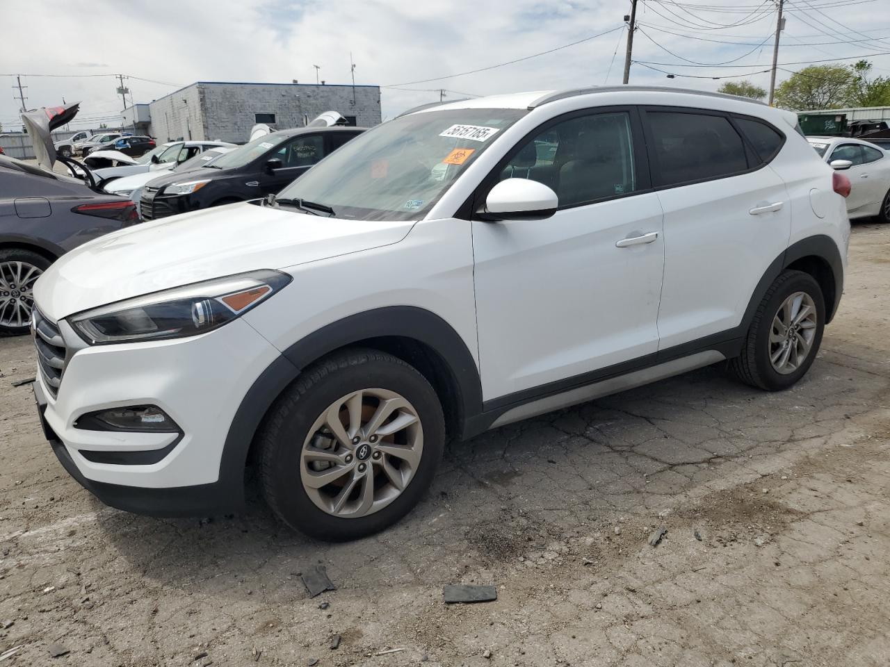 2018 Hyundai Tucson Sel Copart, lot number: 56157165, vin: KM8J3CA46JU714011. Thumbnail 1
