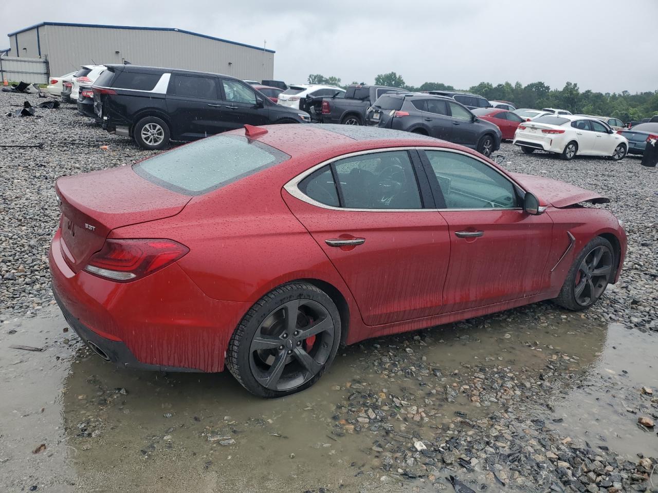 2019 Genesis G70 Prestige Copart, lot number: 57754815, vin: KMTG34LE2KU021837. Thumbnail 3