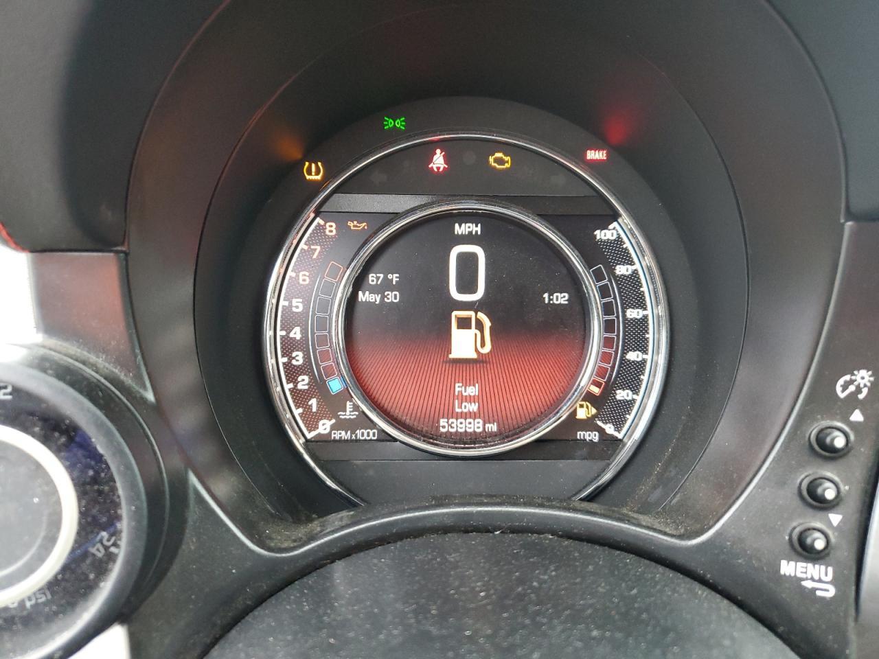 2018 Fiat 500 Abarth Copart, lot number: 55224165, vin: 3C3CFFFH2JT469627. Thumbnail 9