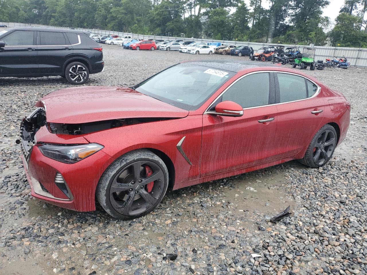 2019 Genesis G70 Prestige Copart, lot number: 57754815, vin: KMTG34LE2KU021837. Thumbnail 1