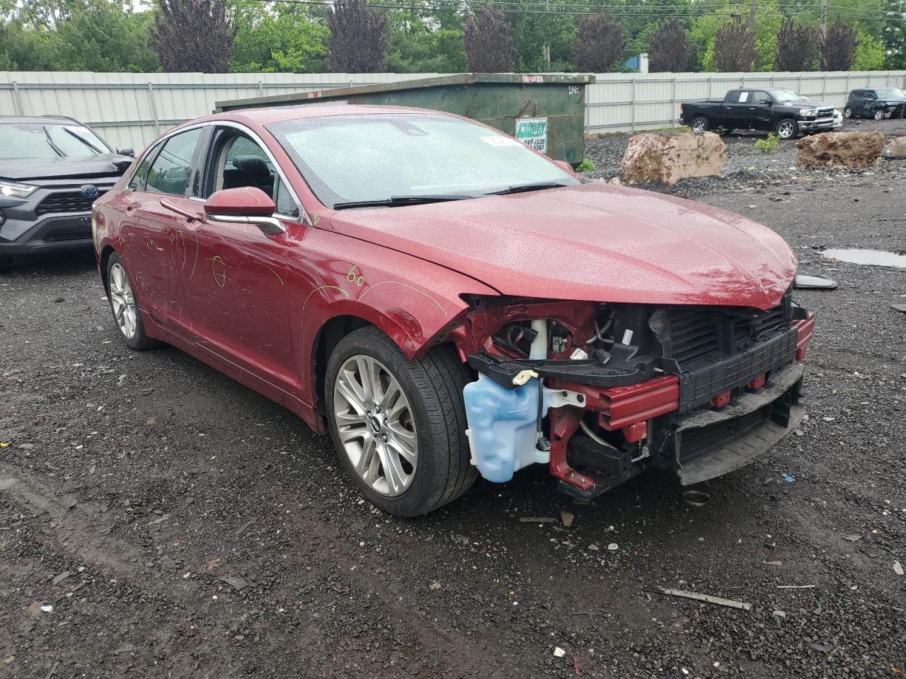 2014 Lincoln Mkz Copart, lot number: 58043045, vin: 3LN6L2JK7ER834055. Thumbnail 4