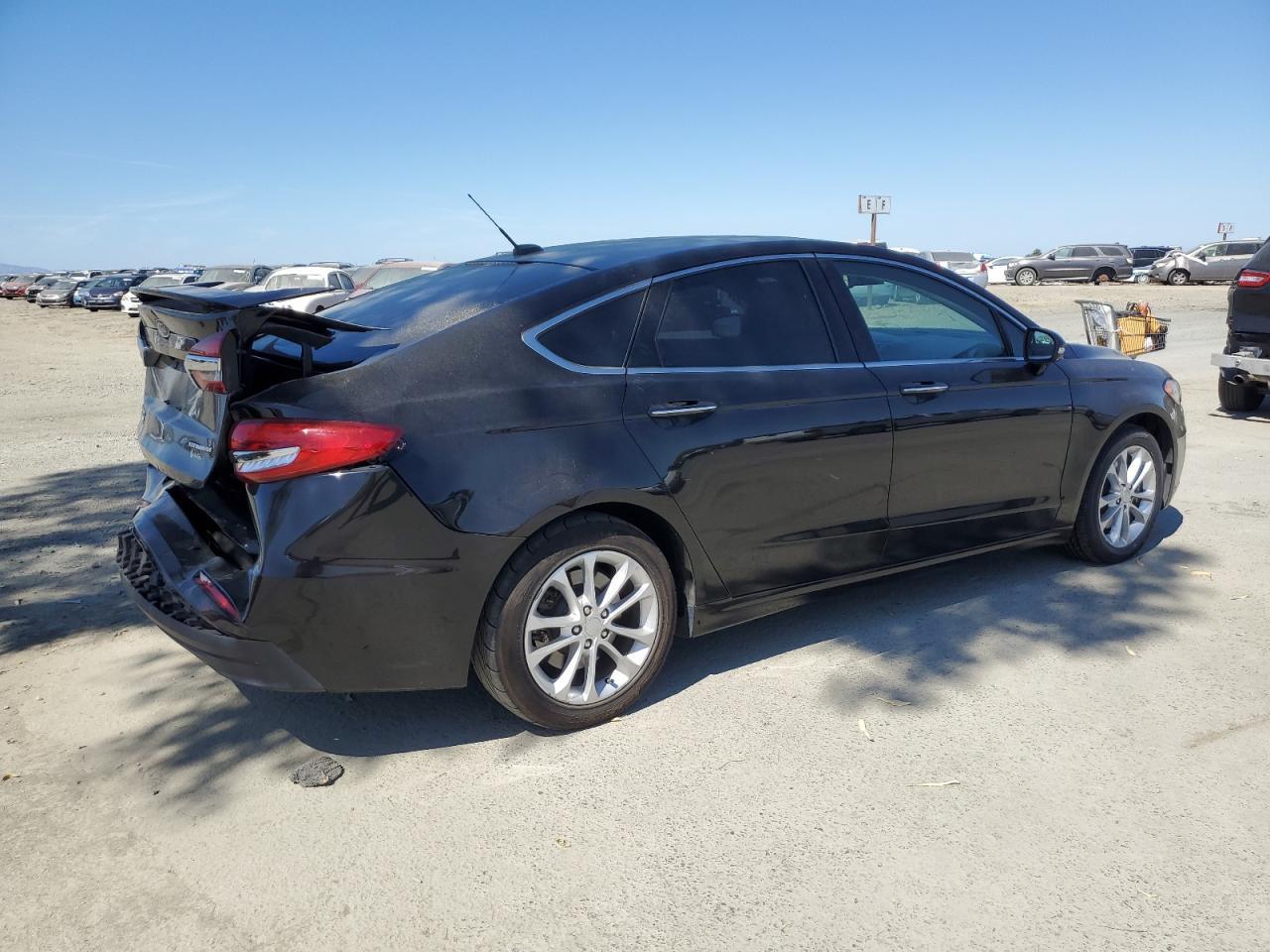 2019 Ford Fusion Titanium Copart, lot number: 56030415, vin: 3FA6P0SU2KR202384. Thumbnail 3