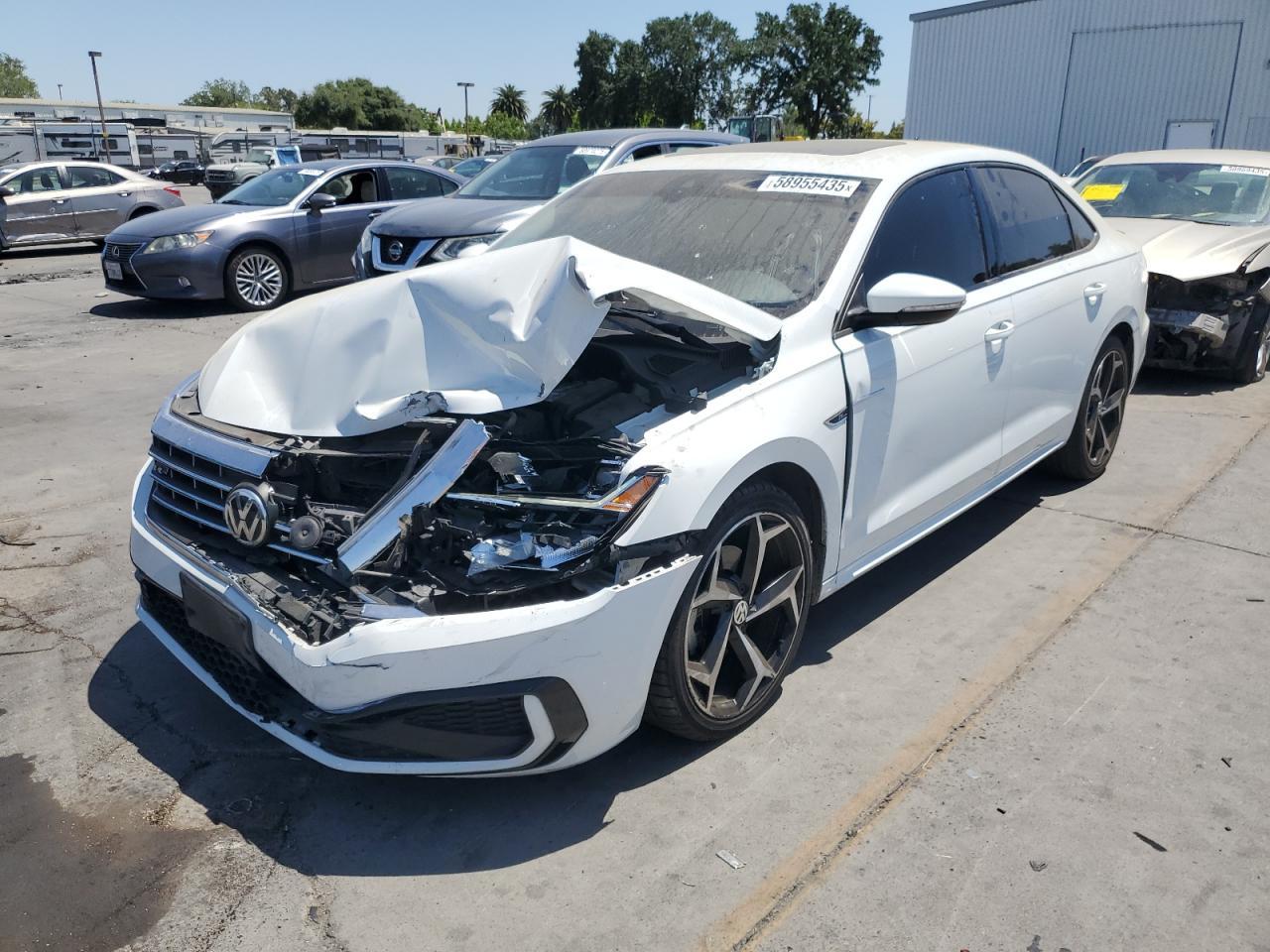 2020 Volkswagen Passat R-Line Copart, lot number: 58955435, vin: 1VWMA7A38LC024577. Thumbnail 1