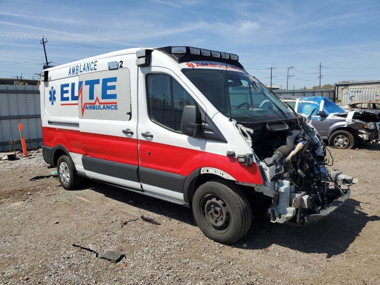 2017 Ford Transit T-250 Copart, lot number: 55531985, vin: 1FDYR2CM6HKB42853. Thumbnail 4